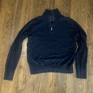 Navy Blue Banana Republic Quarter-Zip